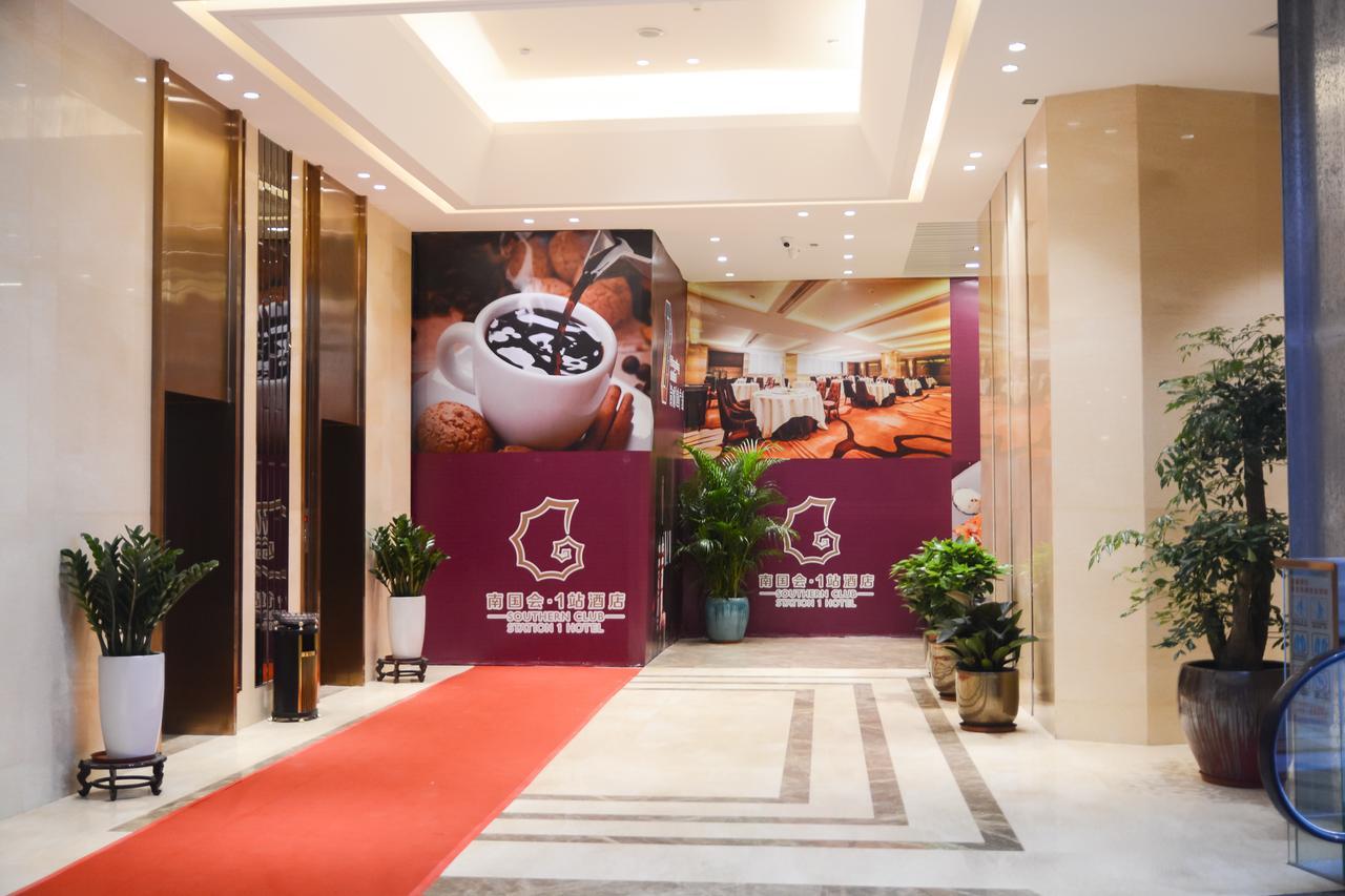Southern-Club Station 1 Hotel-Free Canton Fair Shuttle Bus Dış mekan fotoğraf